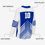 Custom Blue Ice Hockey Jersey – Pro Quality - K2 Sportswear | Custom Sports Uniforms & Apparels - K2 Sportswear