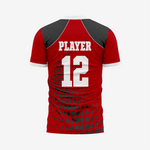 Custom Red Football Fan Jersey for Men & Women - K2 Sportswear | Custom Sports Uniforms & Apparels - K2 Sportswear