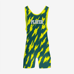 Custom Wrestling Singlet – Green/Yellow Singlet for Champions - K2 Sportswear | Custom Sports Uniforms & Apparels - K2 Sportswear