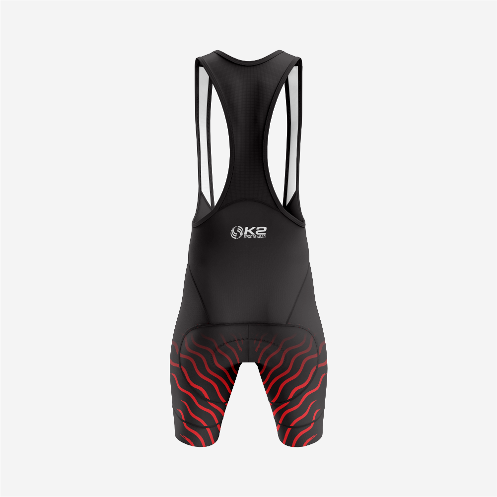 Men’s Black Cycling Bib Shorts for Comfort & Endurance
