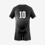 Customized Rugby Uniform Set in Black/White - K2 Sportswear | Custom Sports Uniforms & Apparels - K2 Sportswear