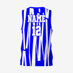Men's Personalized Blue Lacrosse Pinnie - K2 Sportswear | Custom Sports Uniforms & Apparels - K2 Sportswear