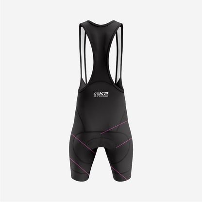 Men’s Long Sleeve Cycling Top and Bib Shorts Set - Dark Lavender