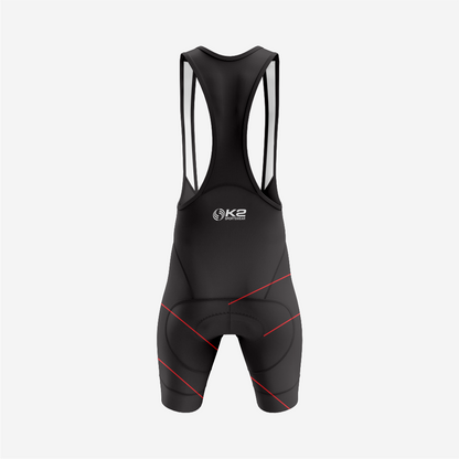 Premium Men’s Cycling Apparel – Road Cycling Jersey & Bib Shorts in Dark Red