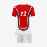 Personalized Red Volleyball Uniform Set for Athletes - K2 Sportswear | Custom Sports Uniforms & Apparels - K2 Sportswear