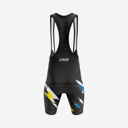 High Performance Men's Cycling Bib Shorts in Black