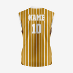 Custom Bronze Sleeveless 2 Button Softball Jersey – Perfect for Men/Women - K2 Sportswear | Custom Sports Uniforms & Apparels - K2 Sportswear