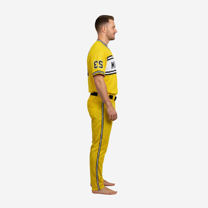 Personalized Baseball Team Uniform - Custom Jersey & Pants Set in Yellow