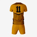 Golden/Black Custom Volleyball Uniform Set for Teams - K2 Sportswear | Custom Sports Uniforms & Apparels - K2 Sportswear