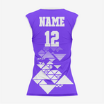 Men/Women Personalized Softball Sleeveless V-Neck Jersey in Purple - K2 Sportswear | Custom Sports Uniforms & Apparels - K2 Sportswear
