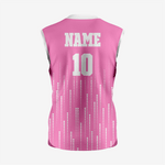 Custom 2-Button Sleeveless Softball Jersey – Pink for Men/Women - K2 Sportswear | Custom Sports Uniforms & Apparels - K2 Sportswear