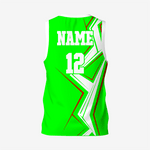 Men's Personalized Lime Green Lacrosse Pinnie - K2 Sportswear | Custom Sports Uniforms & Apparels - K2 Sportswear