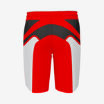 Custom Wrestling Regular Shorts in Red/White - K2 Sportswear | Custom Sports Uniforms & Apparels - K2 Sportswear