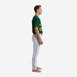 Custom Baseball Uniform in Green - Full Button Jersey & Pants Team Name & Number Set