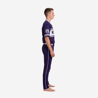 Personalized Youth Baseball Jersey & Pants - Custom Team Uniform Set in Oxford Blue