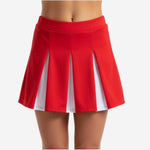 Personalized Cheer Skirt - Custom Sublimated Cheerleading Skirt Red