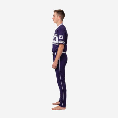 Personalized Youth Baseball Jersey & Pants - Custom Team Uniform Set in Oxford Blue