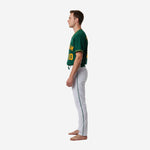 Custom Baseball Uniform in Green - Full Button Jersey & Pants Team Name & Number Set