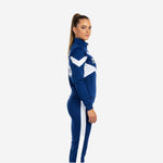 Custom Cheerleading Tracksuit Set Navy - Half Zip Warmup Jacket & Pants Team Suit