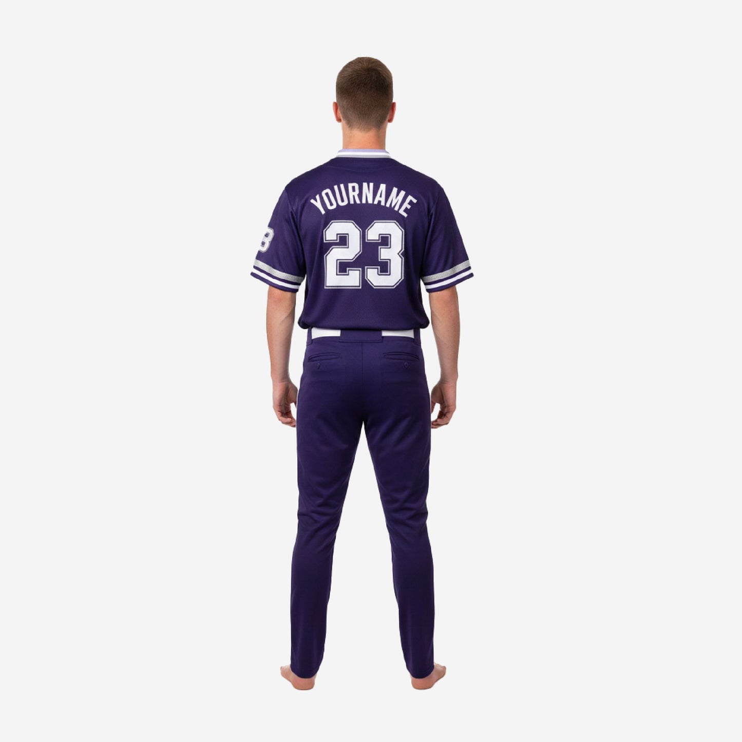 Personalized Youth Baseball Jersey & Pants - Custom Team Uniform Set in Oxford Blue