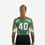 Personalized Cheerleading Jersey in Green - Youth & Adult