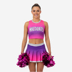Youth & Adult Cheerleading Uniform Set - Personalized Gradient Design