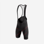 Men’s Long Sleeve Cycling Top and Bib Shorts Set - Red & Gray - K2 Sportswear | Custom Sports Uniforms & Apparels - K2 Sportswear