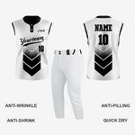 Custom Black Sleeveless 2 Button Softball Jersey – Perfect for Men/Women - K2 Sportswear | Custom Sports Uniforms & Apparels - K2 Sportswear