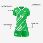 Team Ready Custom Paris Green Volleyball Uniform Set for Winning Teams - K2 Sportswear | Custom Sports Uniforms & Apparels - K2 Sportswear