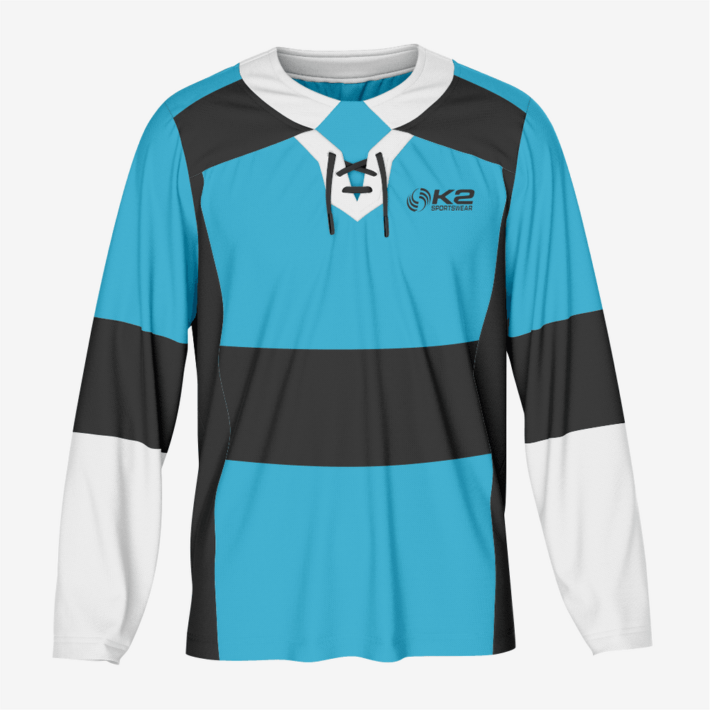 Custom Bondi Blue Ice Hockey Jersey – Pro Quality
