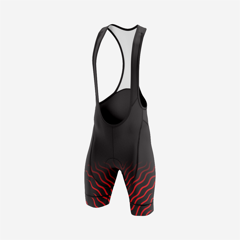 Men’s Black Cycling Bib Shorts for Comfort & Endurance