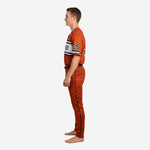 Custom Youth Baseball Uniform - V-Neck Jersey & Pants Team Name Set in Pastel Red