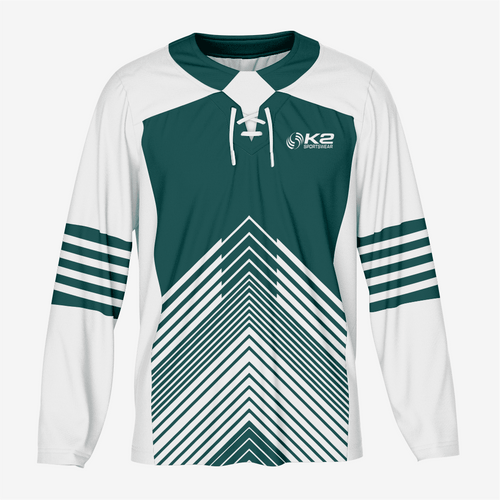 Custom Dark Slate Gray Ice Hockey Jersey – Pro Quality - K2 Sportswear | Custom Sports Uniforms & Apparels - K2 Sportswear