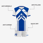 Personalized Blue/White Volleyball Uniform Set for Athletes - K2 Sportswear | Custom Sports Uniforms & Apparels - K2 Sportswear