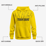 Custom Wrestling Hoodie in Yellow – Athletic Fit - K2 Sportswear | Custom Sports Uniforms & Apparels - K2 Sportswear