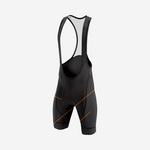 Men's Long Sleeve Cycling Jersey and Bib Shorts Outfit - Brown & Gray - K2 Sportswear | Custom Sports Uniforms & Apparels - K2 Sportswear