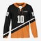 Bronze/Black Personalized Ice Hockey Jersey – Team Wear