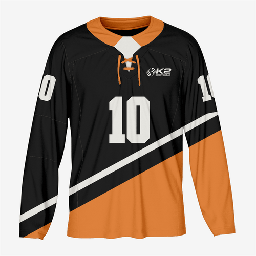 Bronze/Black Personalized Ice Hockey Jersey – Team Wear - K2 Sportswear | Custom Sports Uniforms & Apparels - K2 Sportswear