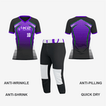 Custom Indigo/Black Softball V-Neck Jersey for Men/Women - K2 Sportswear | Custom Sports Uniforms & Apparels - K2 Sportswear