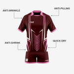 Custom Dark Sienna Rugby Gear for Your Team - K2 Sportswear | Custom Sports Uniforms & Apparels - K2 Sportswear