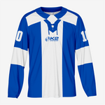 Blue Custom Ice Hockey Jersey – Team Wear - K2 Sportswear | Custom Sports Uniforms & Apparels - K2 Sportswear