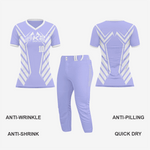 Personalized Softball V-Neck Jersey for Men/Women – Light Purple - K2 Sportswear | Custom Sports Uniforms & Apparels - K2 Sportswear
