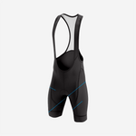 Men’s Long Sleeve Cycling Top and Bib Shorts Set - Blue & Gray - K2 Sportswear | Custom Sports Uniforms & Apparels - K2 Sportswear