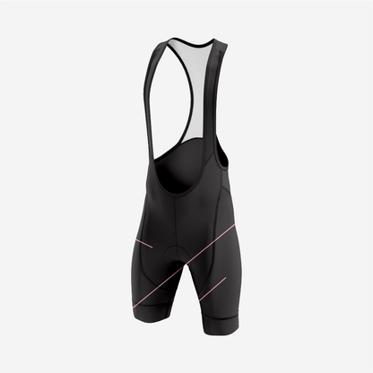 Men’s Long Sleeve Cycling Top and Bib Shorts Set - Pastel Purple