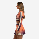 Custom Competition Cheer Uniforms - Sublimated Long Sleeve Shell and Skirt Set
