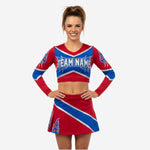 Custom Cheerleading Uniform Set with Name and Number