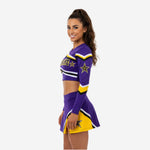 Custom Competition Cheerleading Uniforms - Long Sleeve Top & Skirt Set with Team Name