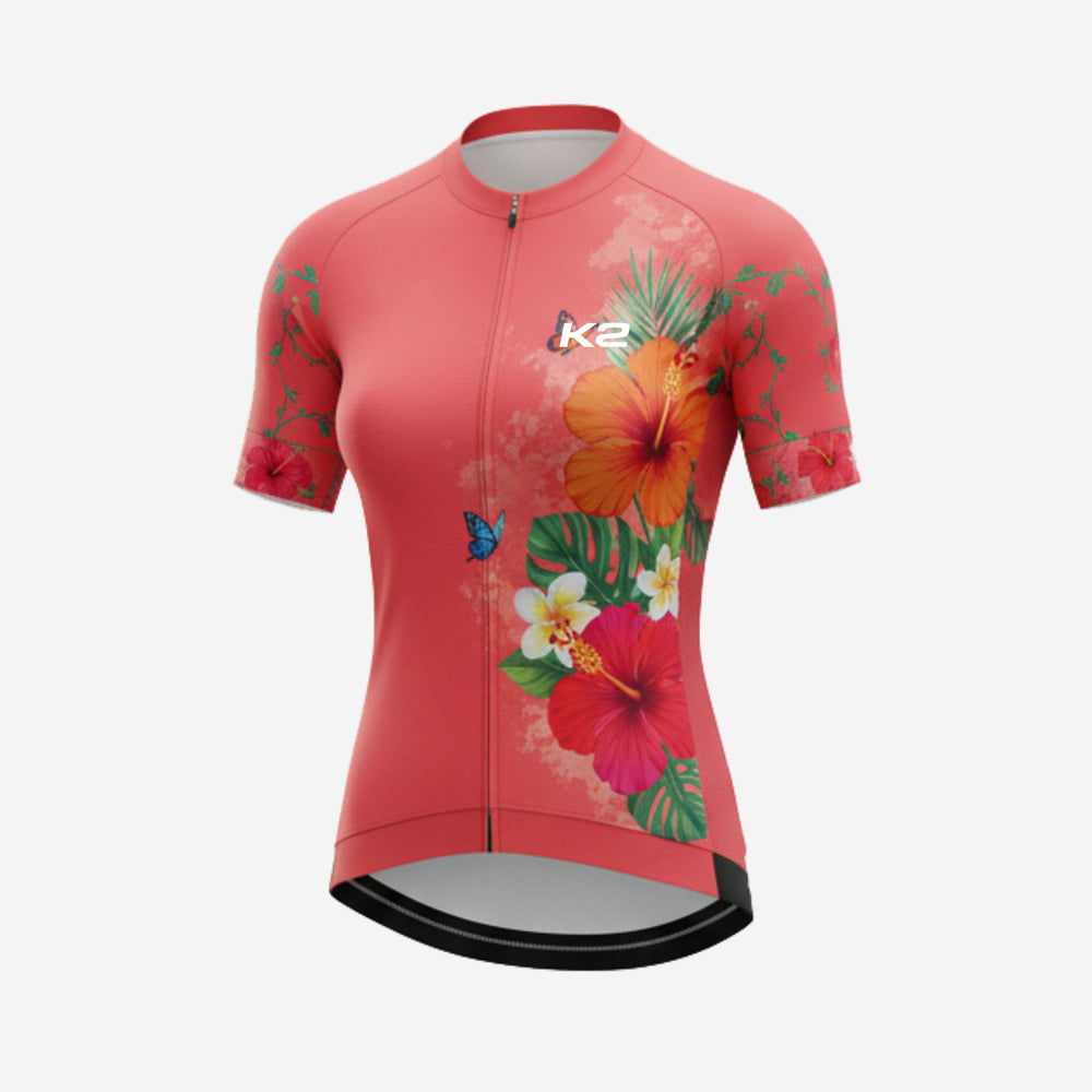 Custom Women's Short Sleeve Cycling Jersey - Personalized Bike Jersey