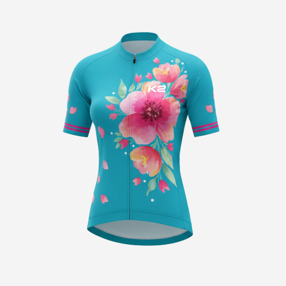 Custom Women's Short Sleeve Cycling Jersey - Personalized Bike Jersey
