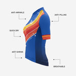 Custom Women's Short Sleeve Cycling Jersey - Personalized Bike Jersey